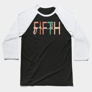 Fifth Grade Teacher Team 5th Grade Squad Baseball T-Shirt